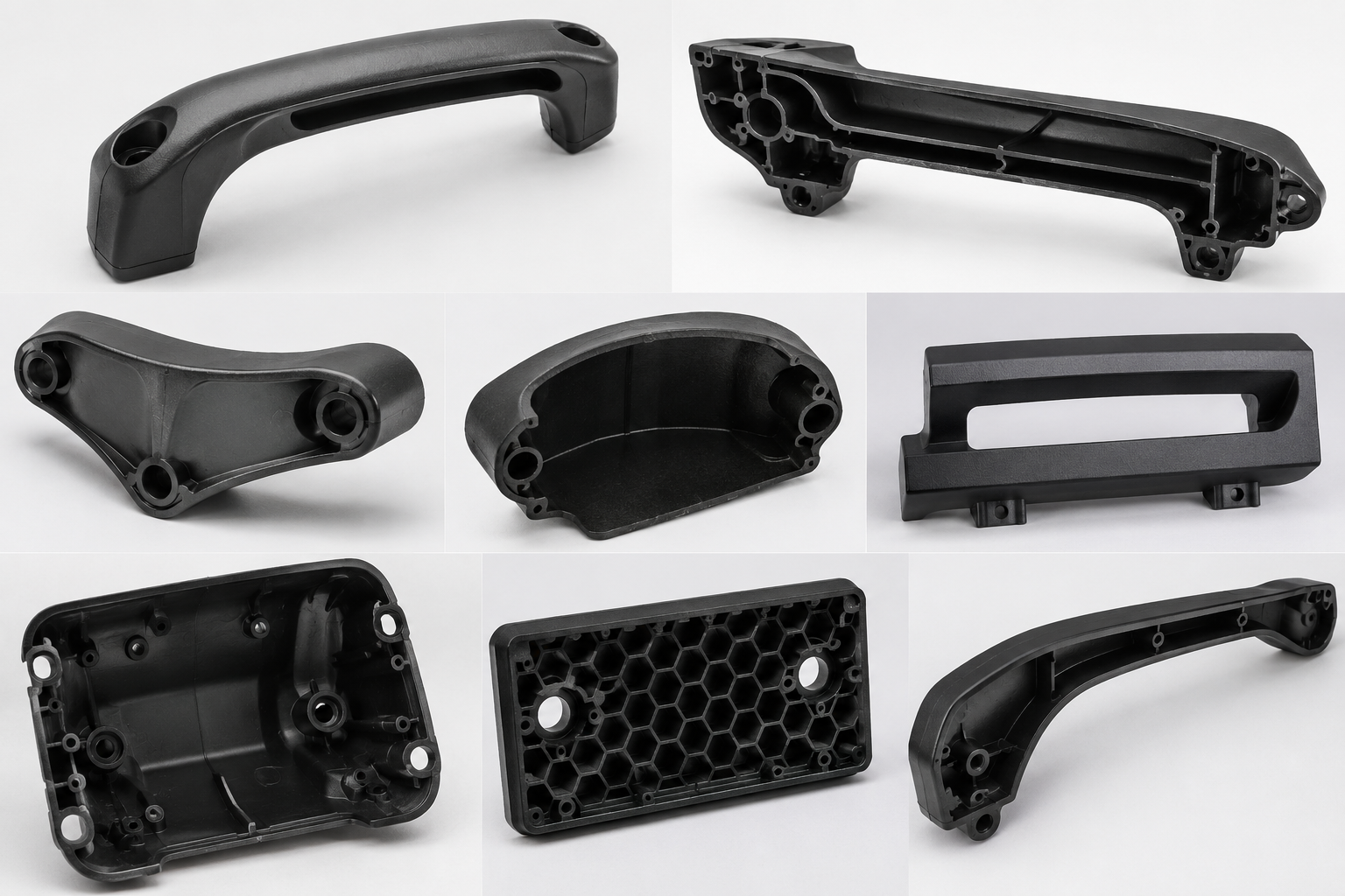 Gas Assisted Injection Molded Plastic Parts