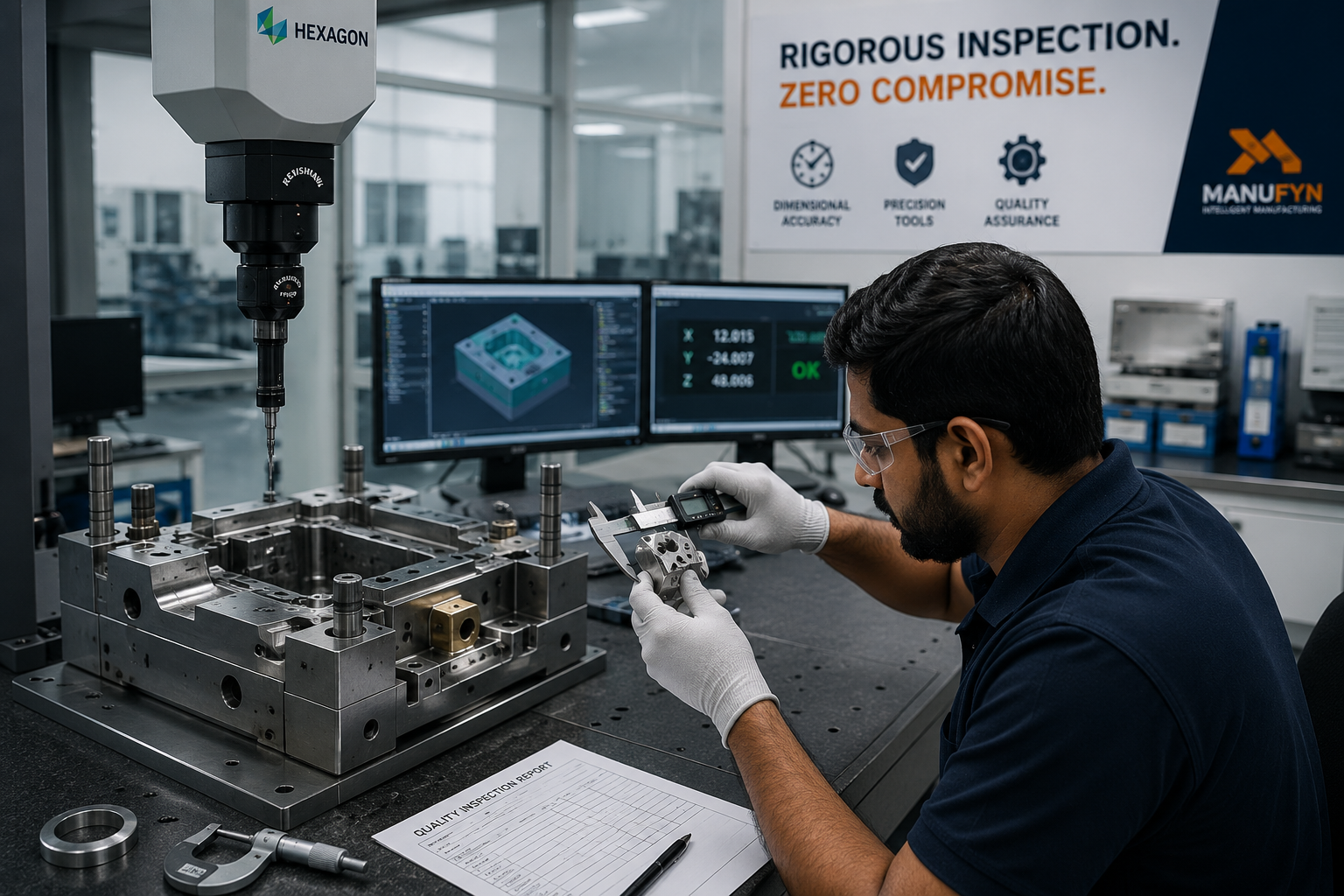 Injection molding quality inspection