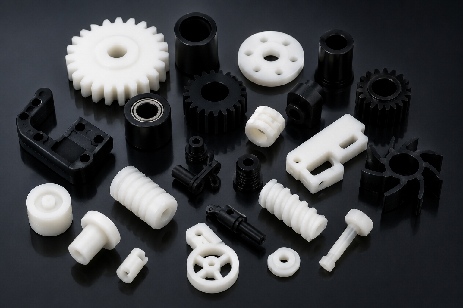 Precision Delrin Injection Molded Components