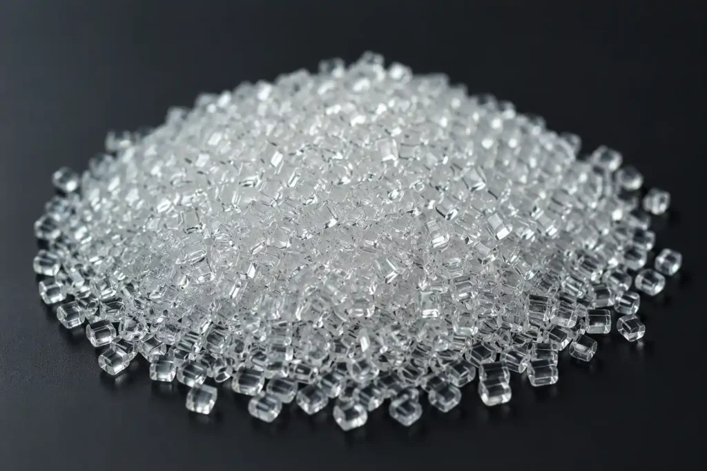 polycarbonate made of crystal