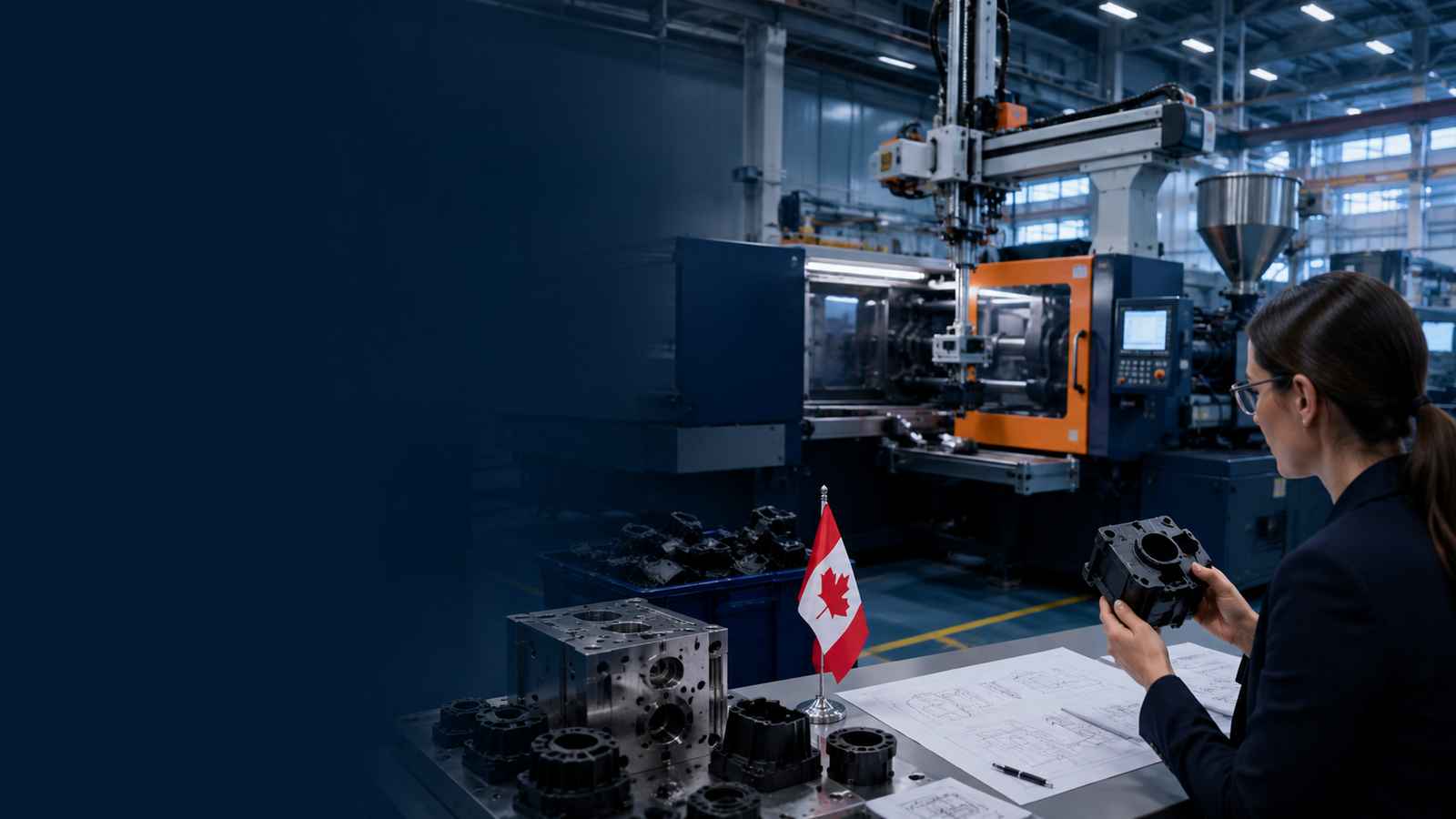 Injection molding machine and precision plastic components for Canadian buyers