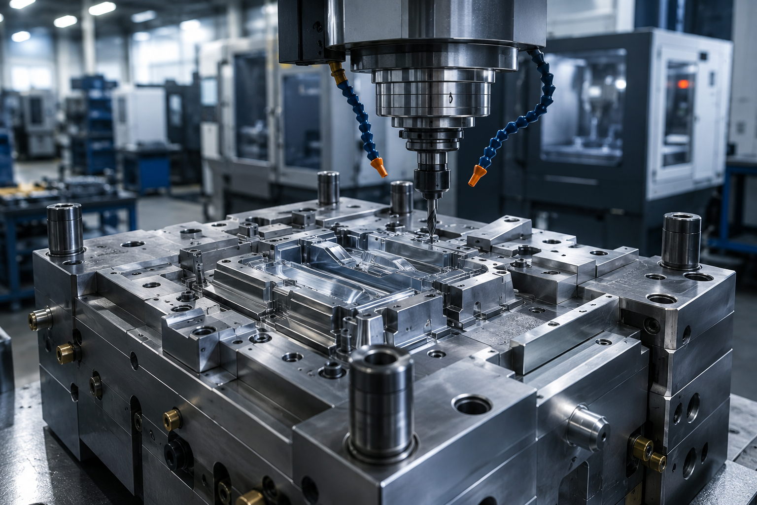 Production tooling services for precision injection molds manufactured in India
