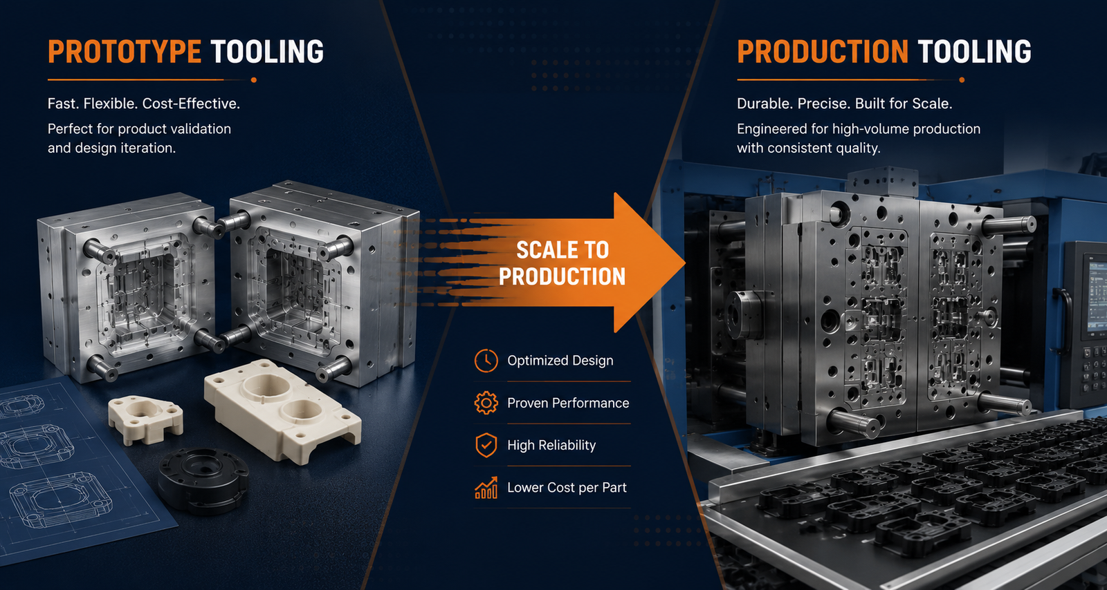 Prototype Tooling vs Production Tooling