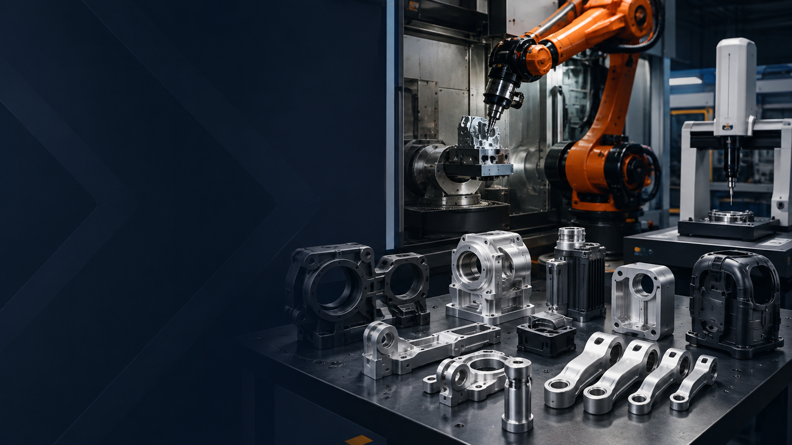 Robotics contract manufacturing and precision robot components